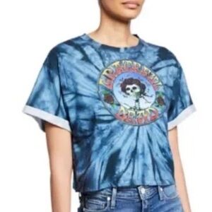 Alice + Olivia Tommy Grateful Dead Graphic Cropped Tee
